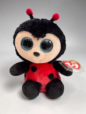 Ty Beanie Boo Izzy Ladybug Plush Toy With Sparkly Eyes Stuffed Animal 6 Inch
